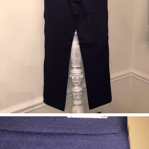 Lilly Pulitzer Pants - Lilly Pulitzer knit pants navy size 6 rayon nylon